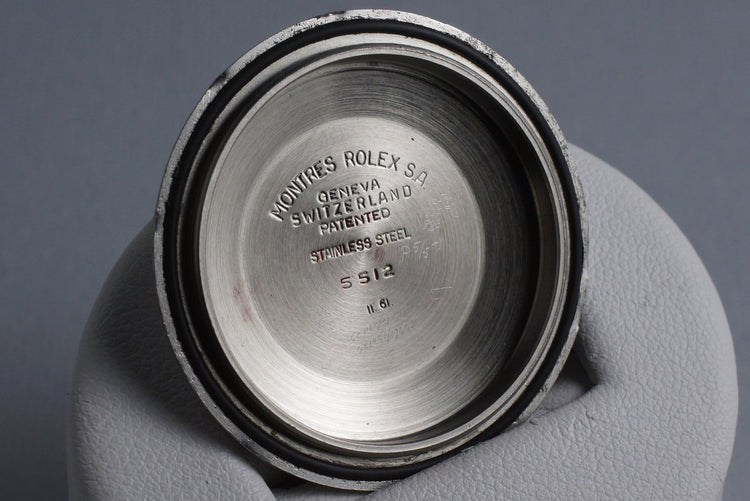 1961 Rolex Submariner 5512 PCG 2 Line “Tulip Crown” Gilt Chapter Ring Dial