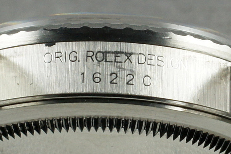 1996 Rolex DateJust 16220 with Guarantee Card