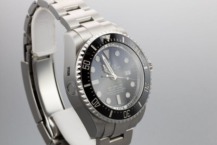 2015 Mint Rolex DeepSea Sea-Dweller 116660 Previously Owned by Reggie Jackson with Box and Papers