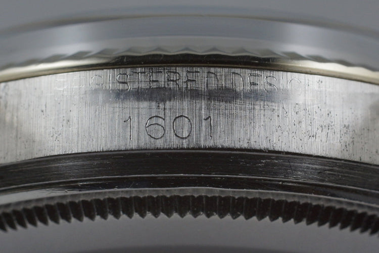 1963 Rolex DateJust 1601 Silver Dial