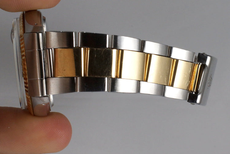 1972 Rolex Two Tone DateJust 1601 Champagne Roman Numeral Dial with Box and Papers