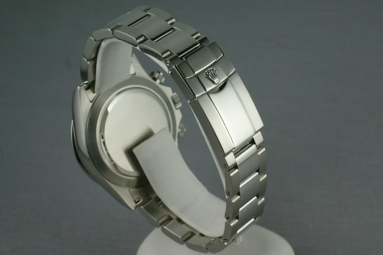 2001 Rolex SS Daytona 116520 White Dial with Box and Papers