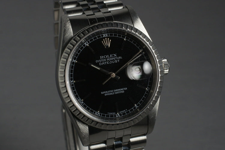 1991 Rolex DateJust 16220 with Box and Papers