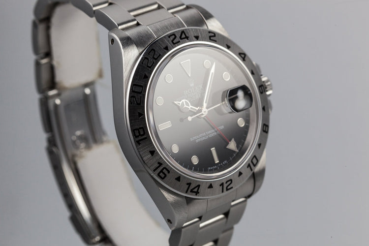 1997 Rolex Explorer II 16570 Black Dial