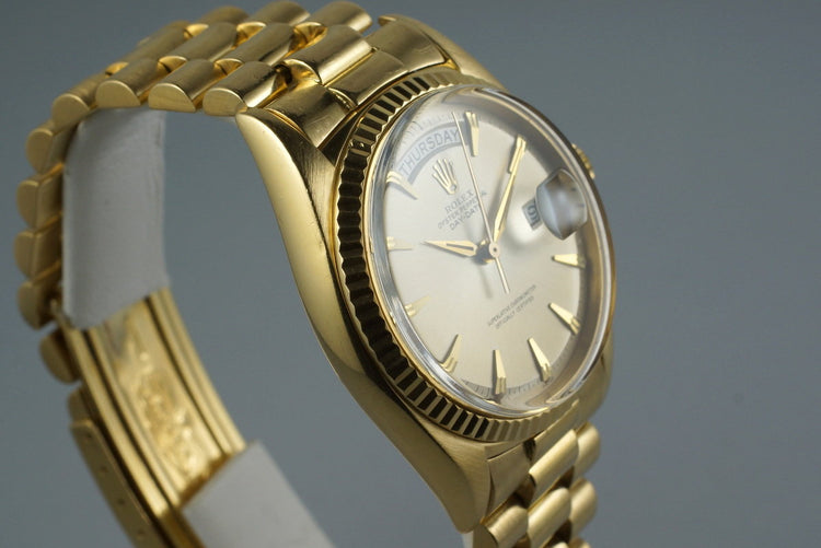 1961 Rolex YG Day-Date 1803 with Box and Papers