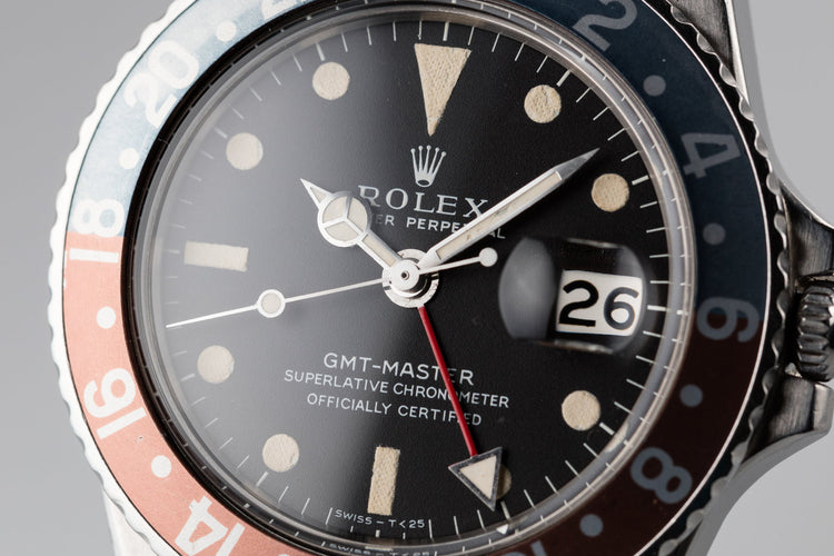 1968 Rolex GMT-Master 1675 "Pepsi" with MK 1 Dial