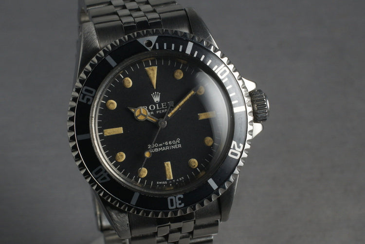 1968 Rolex Submariner 5513 Meters First