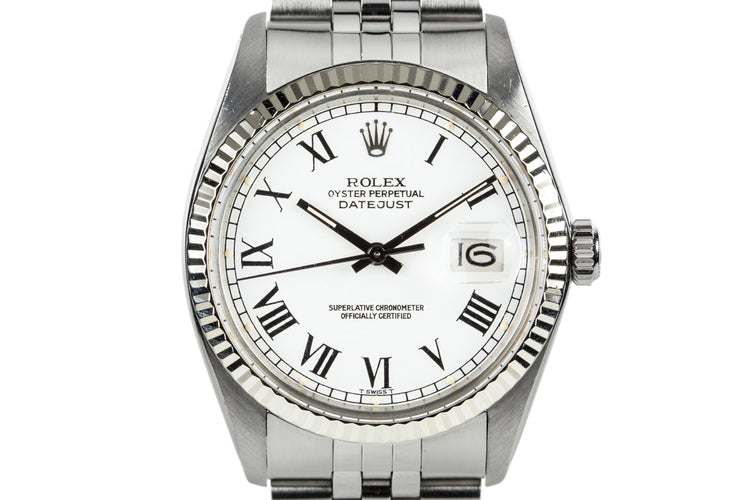 1979 Rolex DateJust 16014 White Roman Numeral Dial