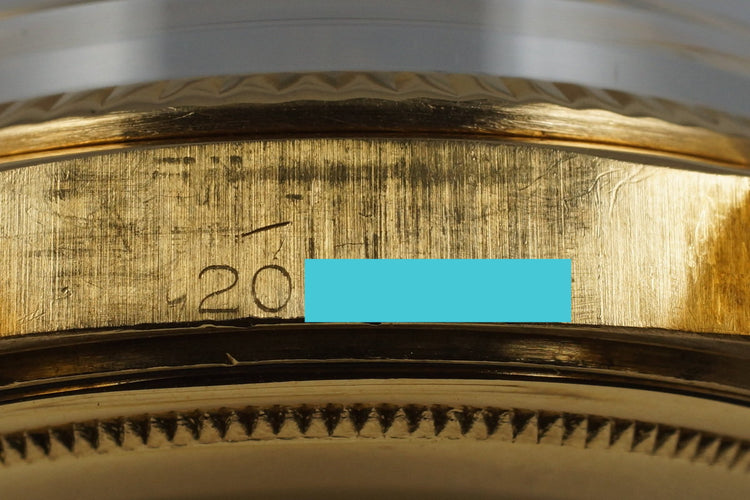 1968 Rolex YG Day-Date 1803 Matte Black Dial