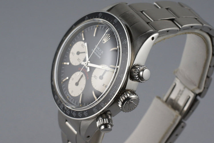 1975 Rolex Daytona 6263 Black Big Red Daytona Dial