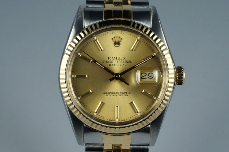 1985 Rolex Two Tone DateJust 16013