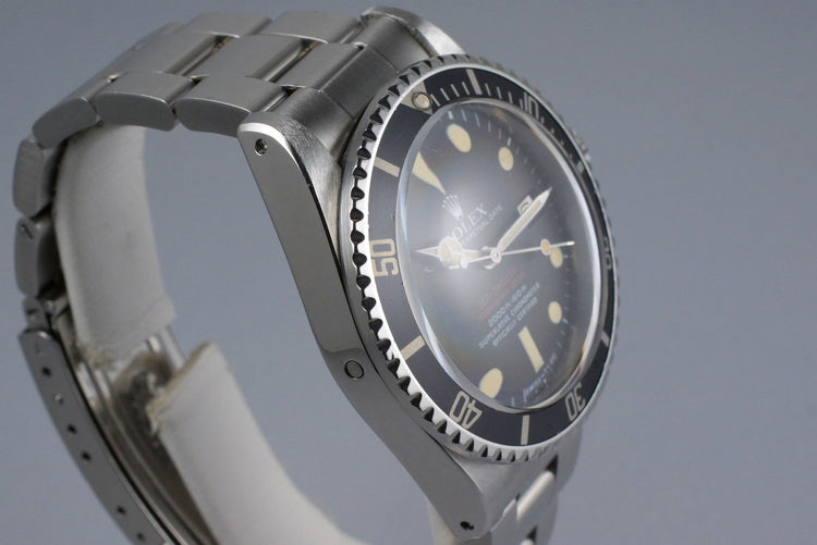 1972 Rolex Double Red Sea Dweller 1665 Mark III Dial