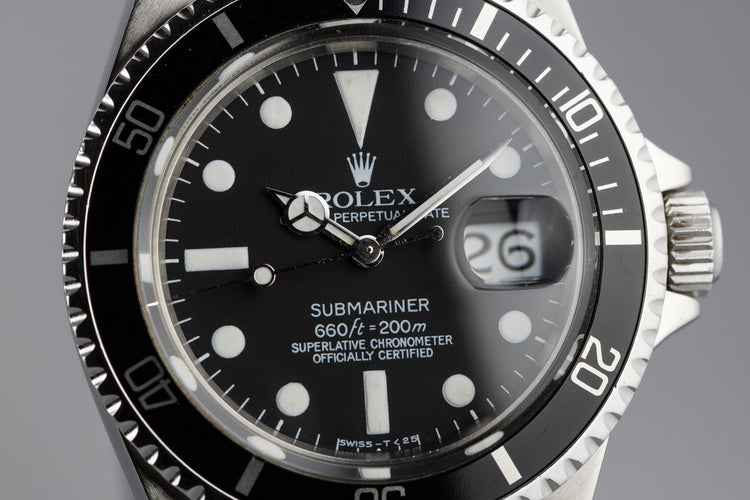 Rolex Submariner 1680 with Service case and Service Dial
