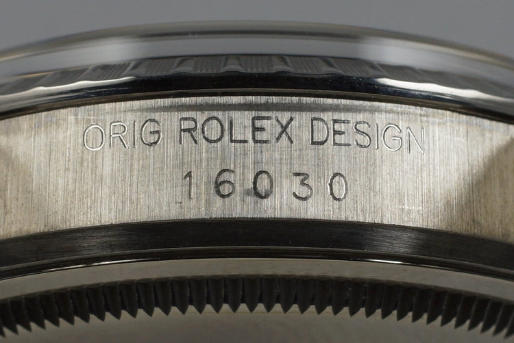 1986 Rolex DateJust 16030 Brown Dial