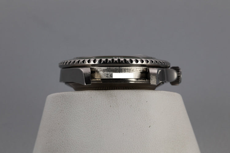 2006 Rolex Anniversary Green Submariner 16610LV with Box and Lime Green Bezel