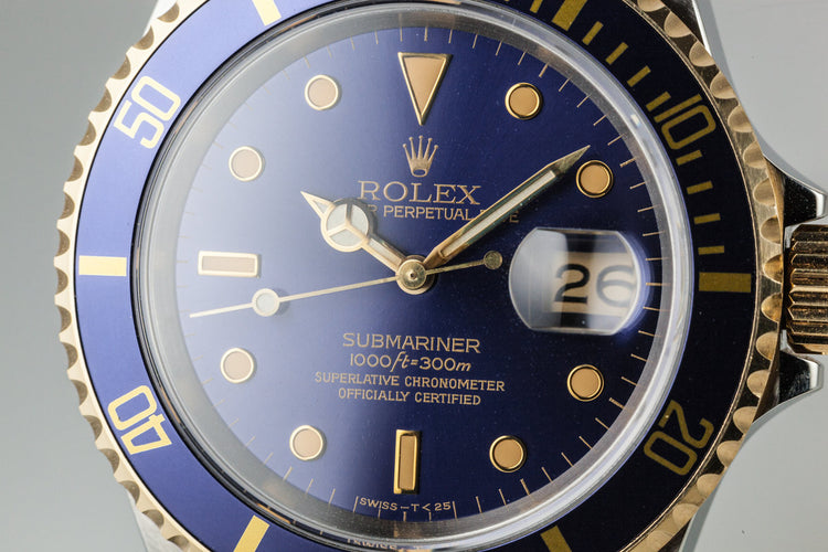 1991 Rolex Two Tone Submariner 16613
