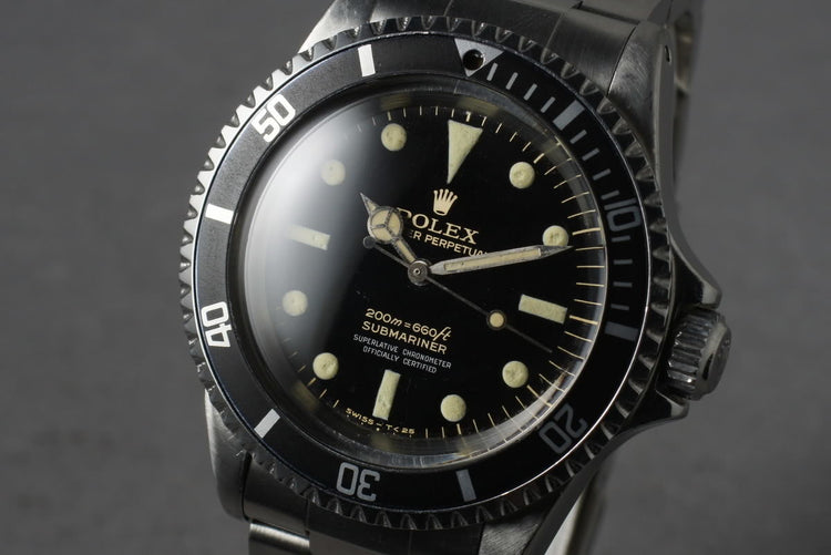 1966 Rolex Submariner 5512 with Glossy Bart Simpson Gilt Dial