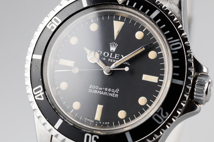 1967 Rolex Submariner 5513 with Meters First Dial