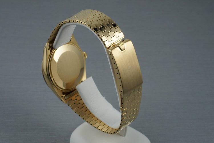 1968 Rolex 18K YG Date 1500 with Brick Bracelet