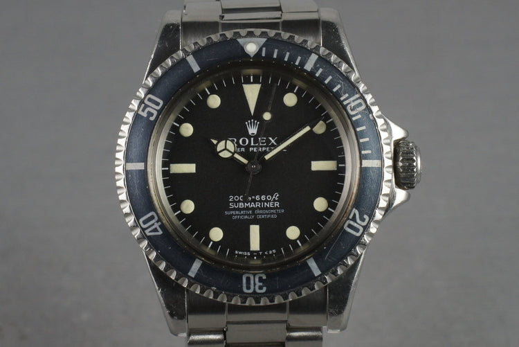 Rolex Submariner 5512 Meters First