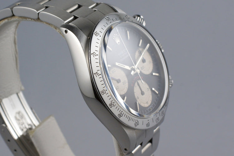 1987 Rolex Daytona 6265 Black Big Red Daytona Dial