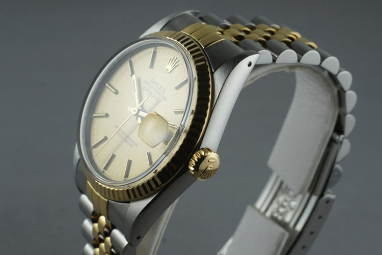 1987 Rolex Two Tone Datejust 16013