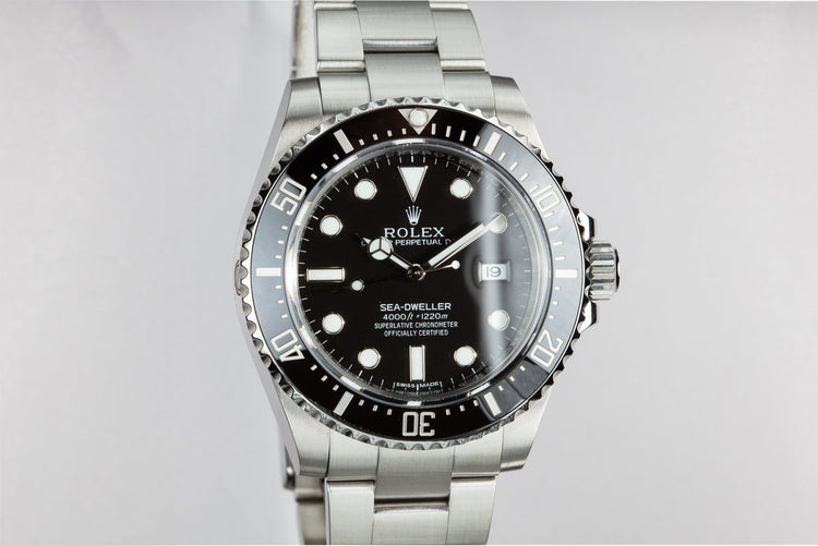 2016 Rolex Sea-Dweller 116600 with Box and Papers