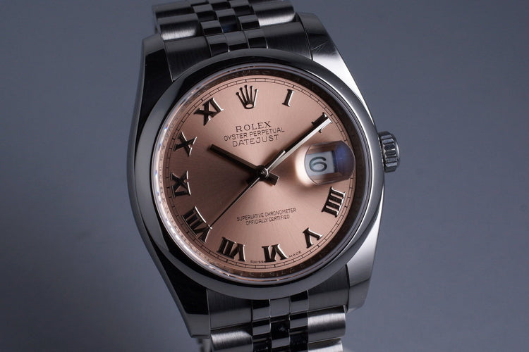 2014 Rolex Datejust 116200 with Box and Papers