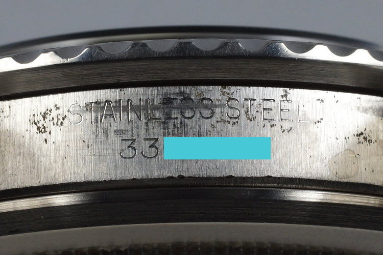 1972 Rolex Submariner 5512 4 Line Dial Serif Dial with RSC Papers