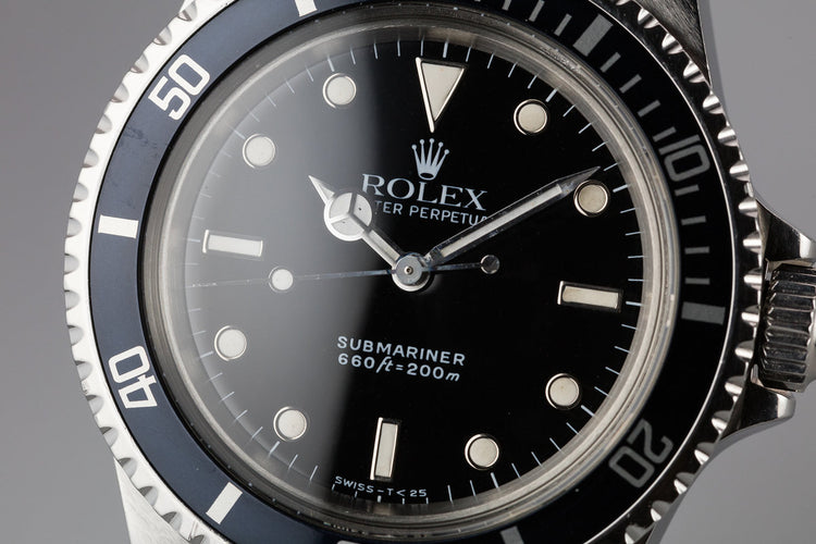 1989 Rolex Submariner 5513 Glossy Dial "L serial"
