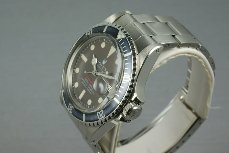 Rolex Red Submariner 1680 Meters First Mark 2 BROWN Dial