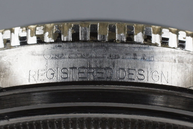 1959 Rolex Submariner 6536-1 Glossy Gilt Chapter Ring Dial with Papers