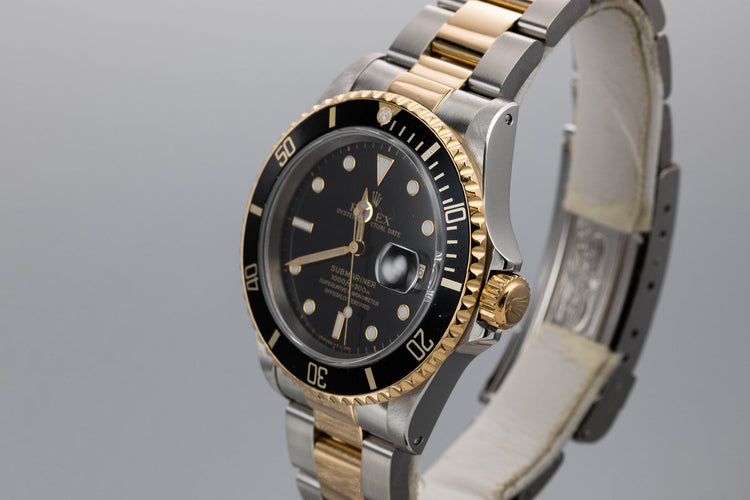 1991 Rolex Two Tone Submariner 16613