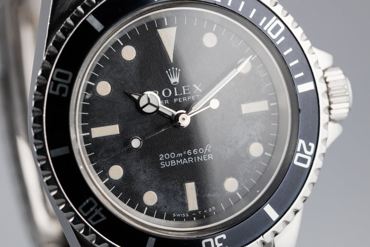 1967 Rolex Submariner 5513 Meters First Dial with "Night Sky" Patina