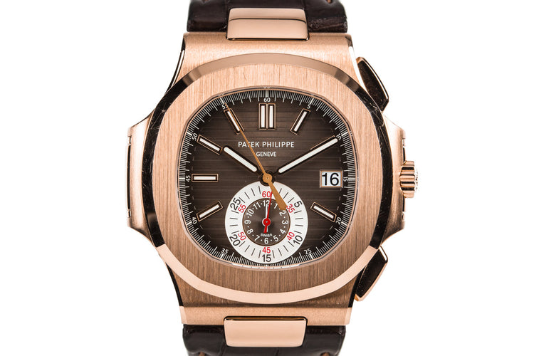 2010 18K Rose Gold Patek Philippe Nautilus 5980R-001