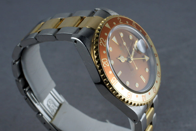 1991 Rolex 18K/SS Root Beer GMT-Master II 16713