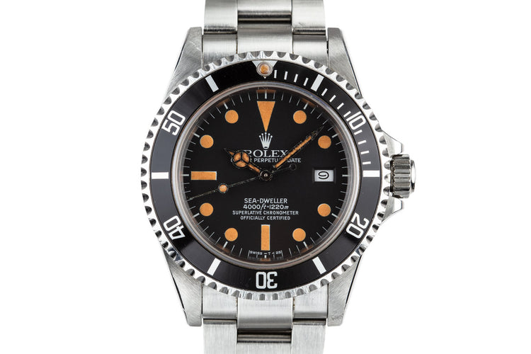 1982 Rolex Sea-Dweller 16660 MK I Dial with Box and Papers