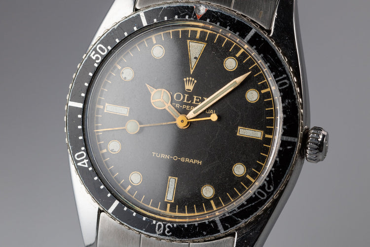 1954 Rolex Oyster Perpetual Turn-o-graph 6202 Red Triangle