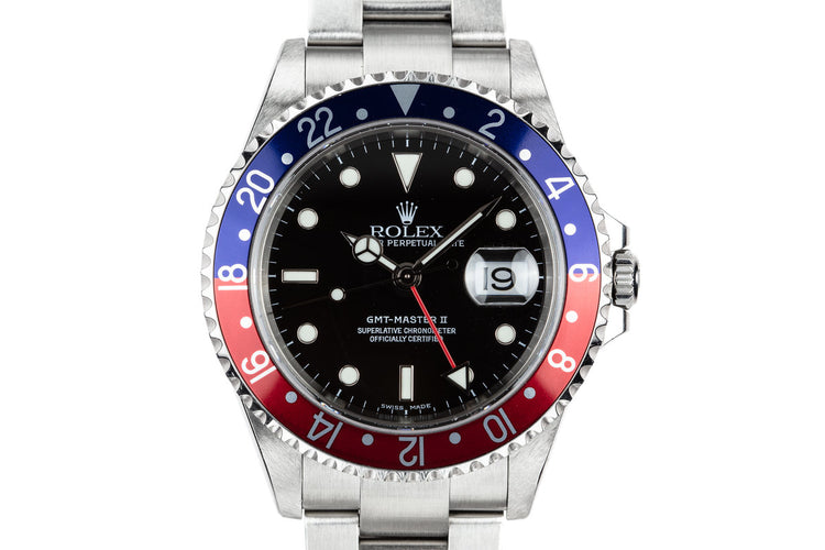 2003 Rolex GMT-Master II 16710 "Pepsi" with Box and Papers