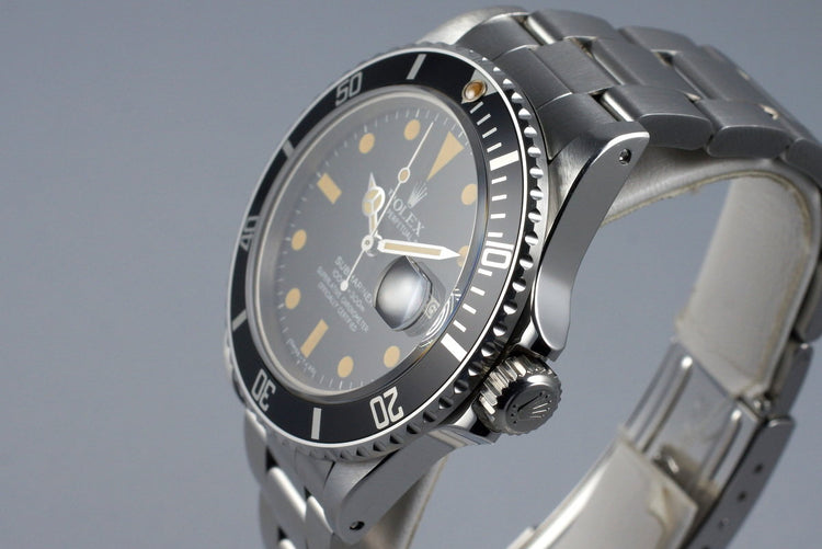1981 Rolex Submariner 16800 Matte Dial UNPOLISHED