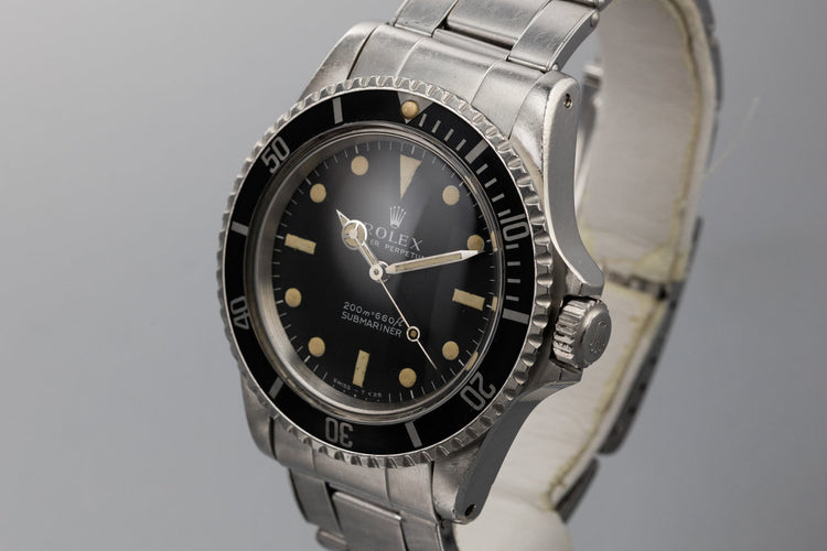 1966 Rolex Submariner 5513 with Meters First Dial