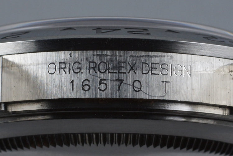 2009 Rolex Explorer II 16570 with 3186 Movement with Box and Papers