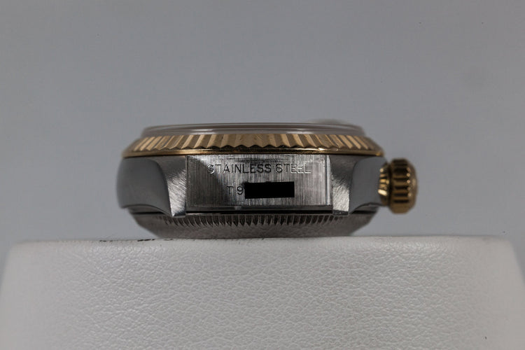 1995 Rolex Two Tone Ladies DateJust No-Lume Silver Dial with Box and Papers