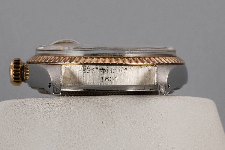 1971 Rolex Two-Tone DateJust 1601 Silver Dial with Papers