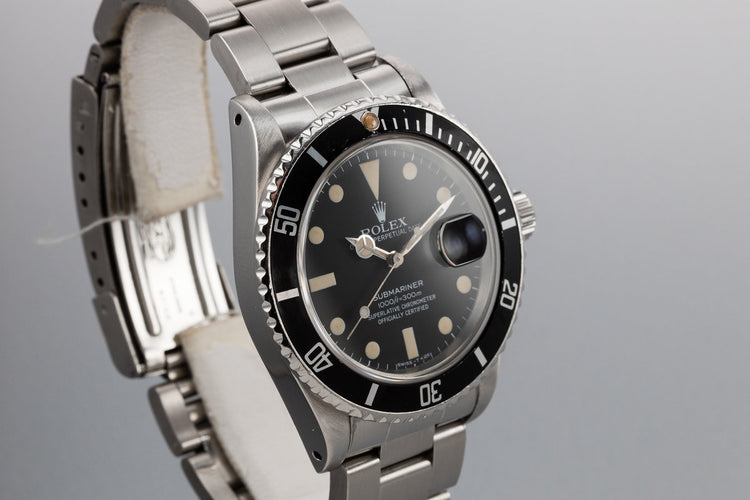 1982 Rolex Submariner 16800 Matte Dial