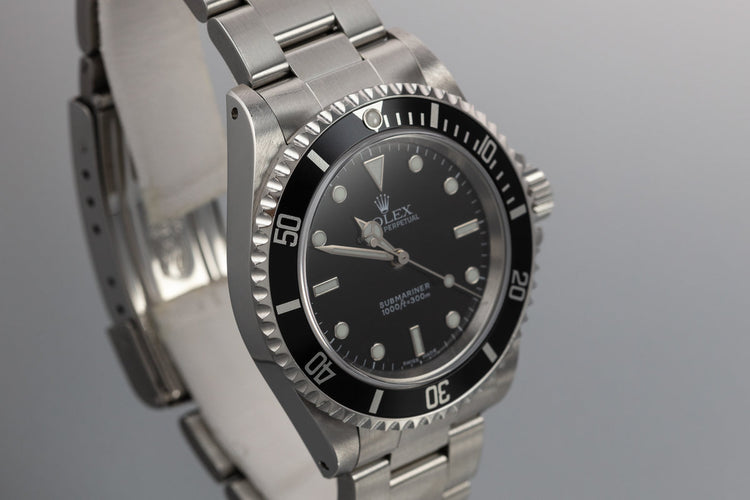 2001 Rolex Submariner 14060M with Box and Papers
