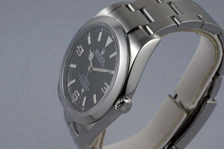 2012 Rolex Explorer 214270 with Box and Papers
