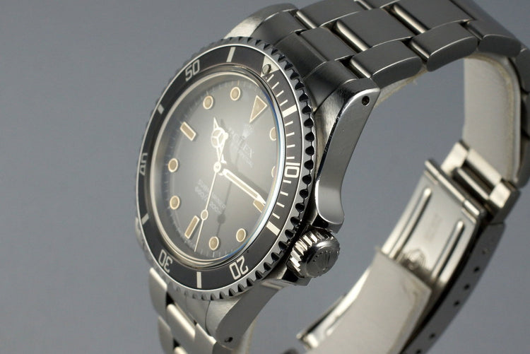 1985 Rolex Submariner 5513 with Box and Papers