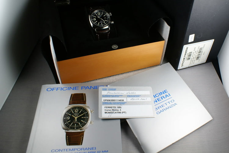 Panerai Radomir series Ref: Pam98 GMT Alarm