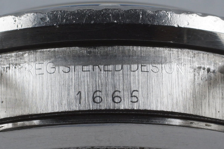 1975 Rolex Double Red Sea Dweller 1665 Mark IV Dial with Box and Papers